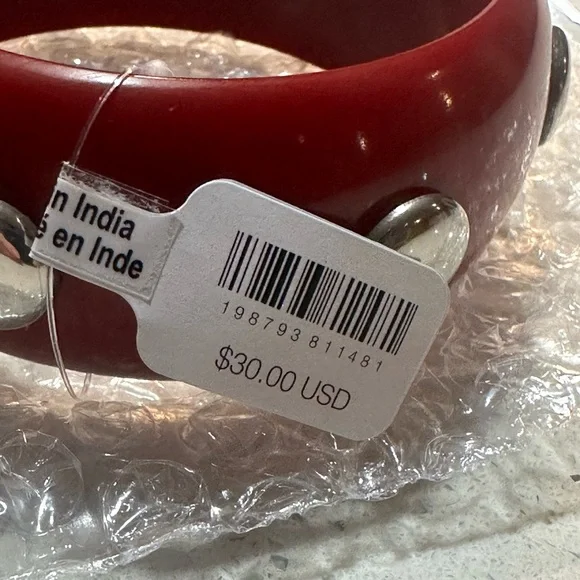 NWT / Free People / Deep Red Bangle / NEW - Picture 8 of 16